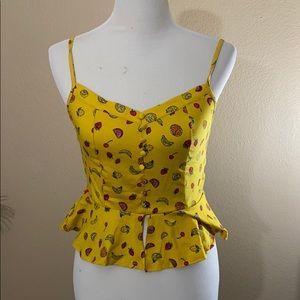 Yellow fruit top!